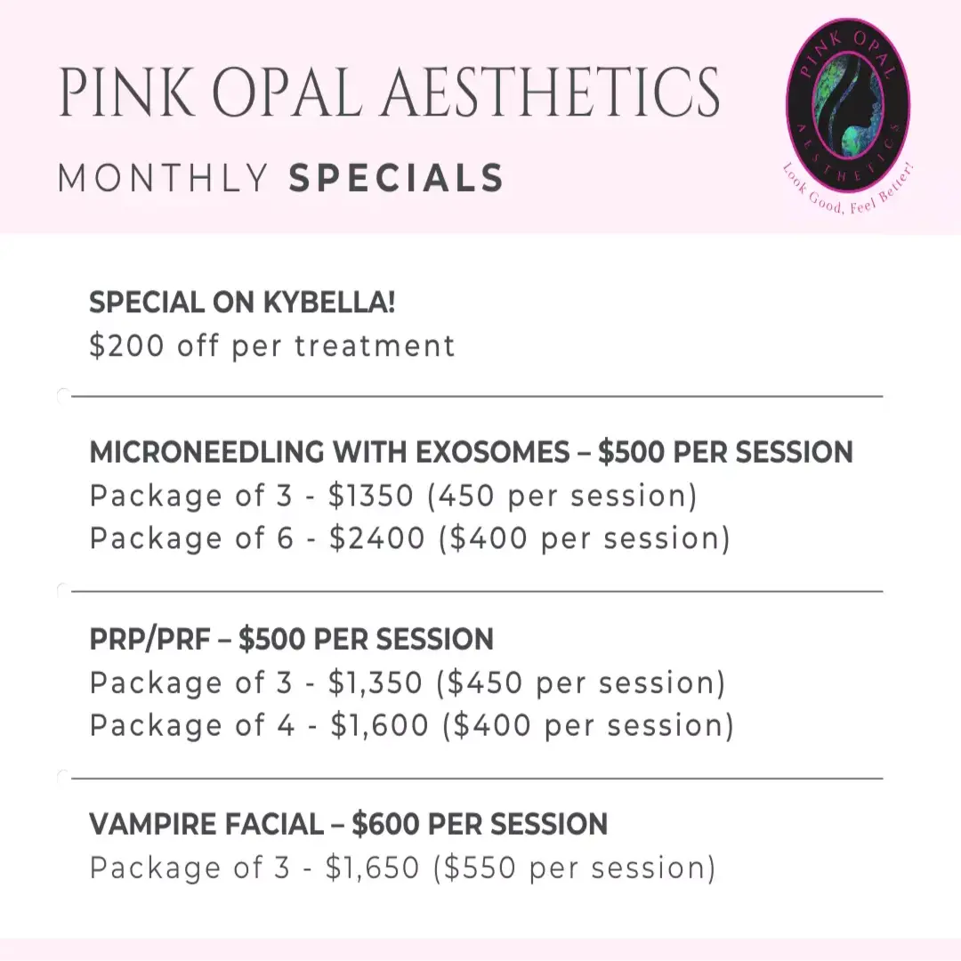 Special On Kybella popup | Pink Opal Aesthetics