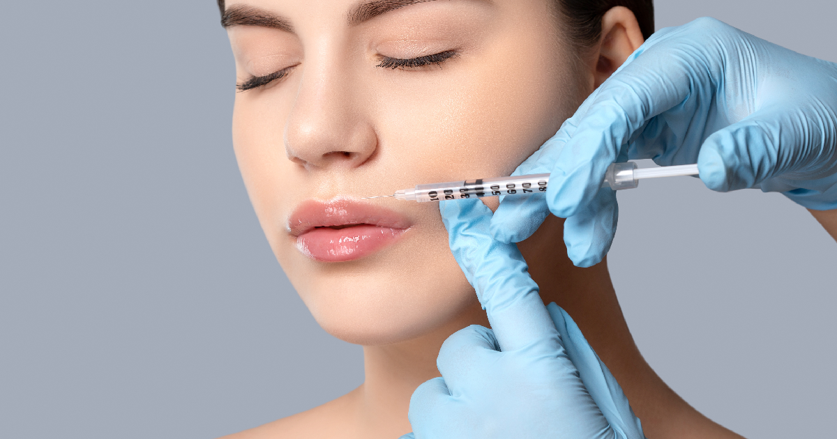 Women receiving Dermal Fillers treatment in San Mateo, CA