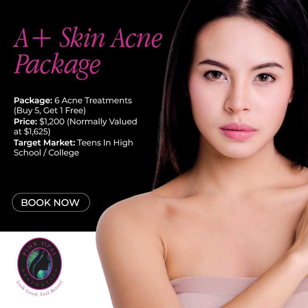Skin Acne Package at pink Opal Aesthetics